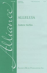 Alleluia TTBB choral sheet music cover